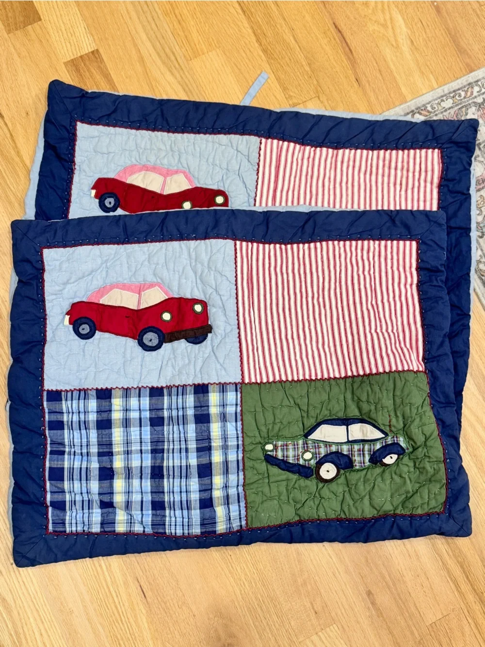 Pottery Barn Kids | Set of 2 Car Cars Standard Quilted Sham